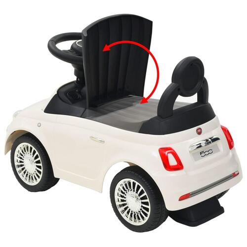 Legetøjsbil Fiat 500 hvid