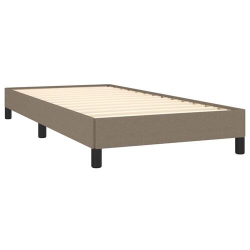 Sengeramme uden madras 80x200 cm stof gråbrun