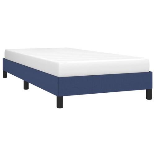 Sengeramme uden madras 80x200 cm stof blå