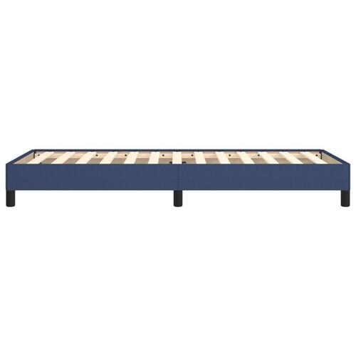 Sengeramme uden madras 80x200 cm stof blå