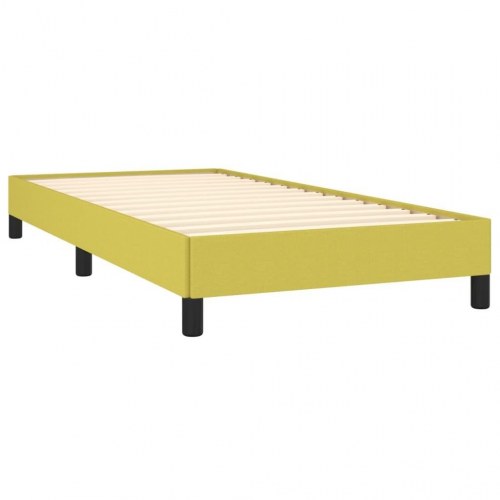 Sengeramme 90x200 cm stof grøn