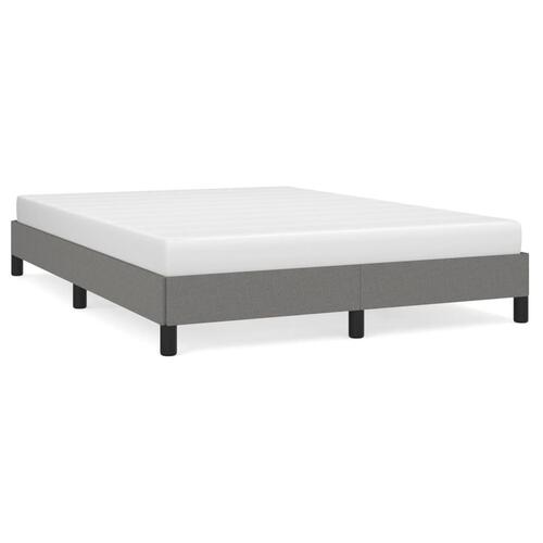 Sengeramme uden madras 140x190 cm stof mørkegrå
