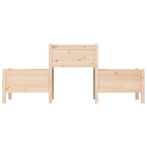 Plantekasse 178,5x44x75 cm massivt fyrretræ