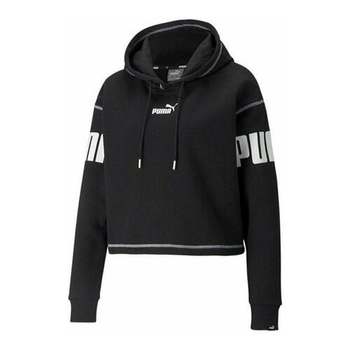 Hættetrøje til Kvinde Puma Power Fl Sort XXL