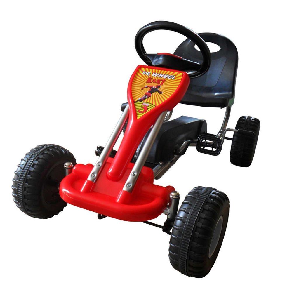 Pedal-gokart rød