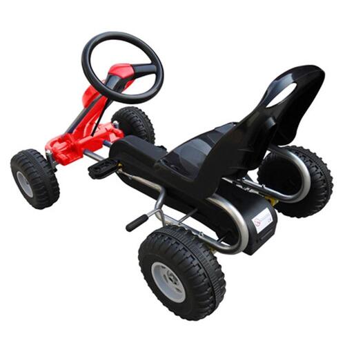 Pedal-gokart rød