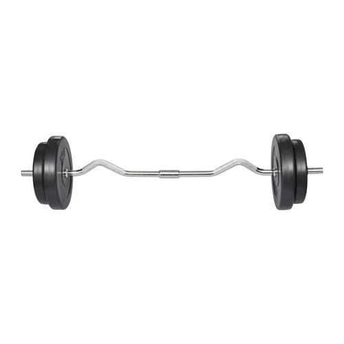 Curlstang med vægte 30 kg