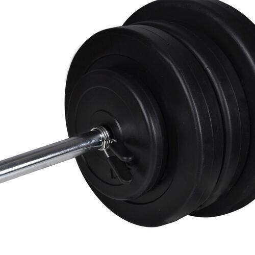 Vægtstang + 2 håndvægte 60,5 kg