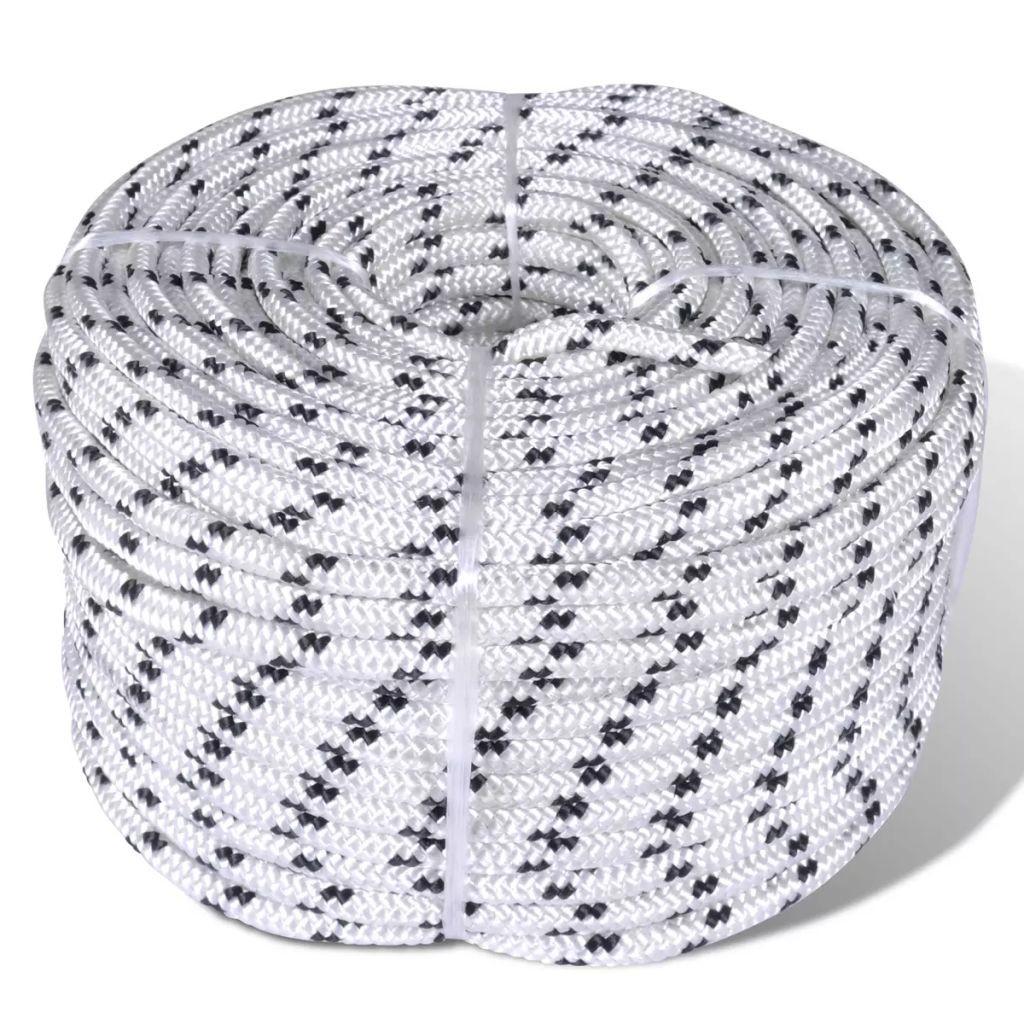 Tovværk til båd 14 mm x 50 m flettet polyester