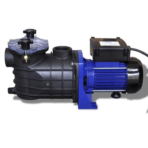 Poolpumpe elektrisk 500 W blå