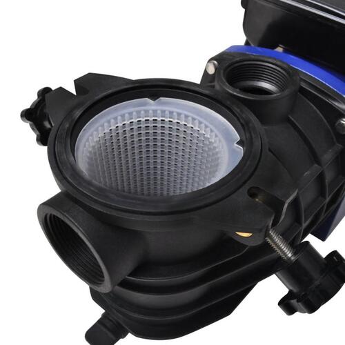 Poolpumpe elektrisk 500 W blå