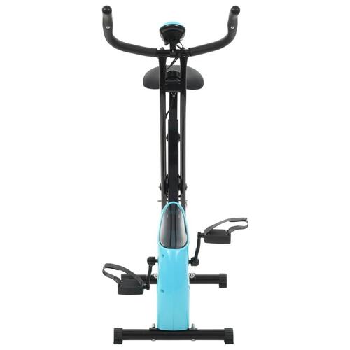 Magnetisk motionscykel med pulsmåler sort og blå