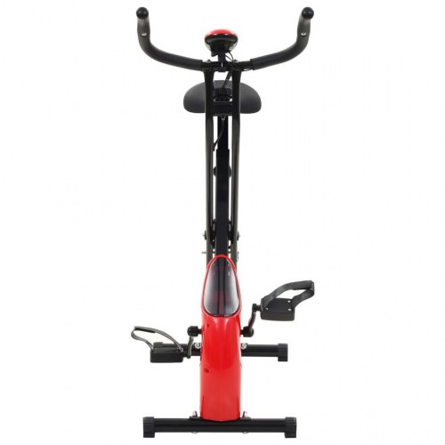Magnetisk motionscykel med pulsmåler sort og rød