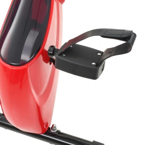 Magnetisk motionscykel med pulsmåler sort og rød