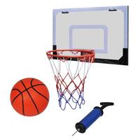 Mini-basketballkurv med bold og pumpe