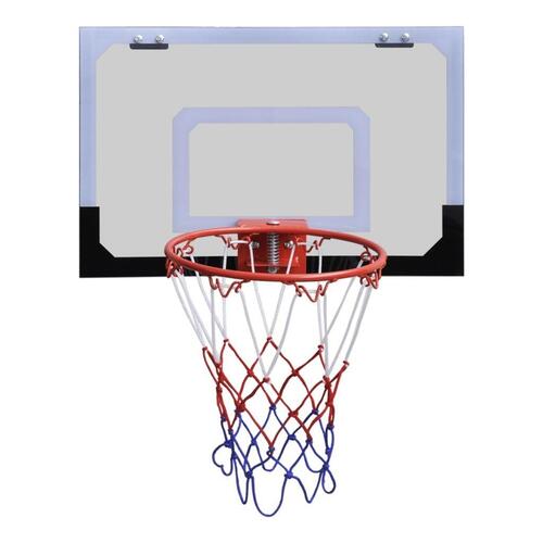 Mini-basketballkurv med bold og pumpe