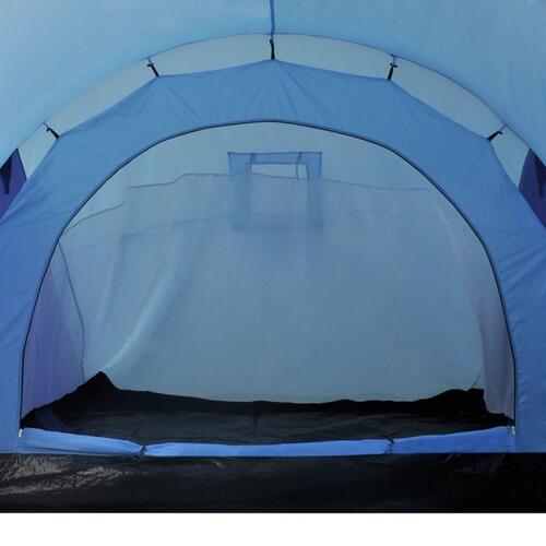 Camping Telt 6 Personer Navy Blå / Lyseblå