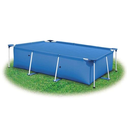 Rektangulært poolovertræk 450 x 220 cm PE blå