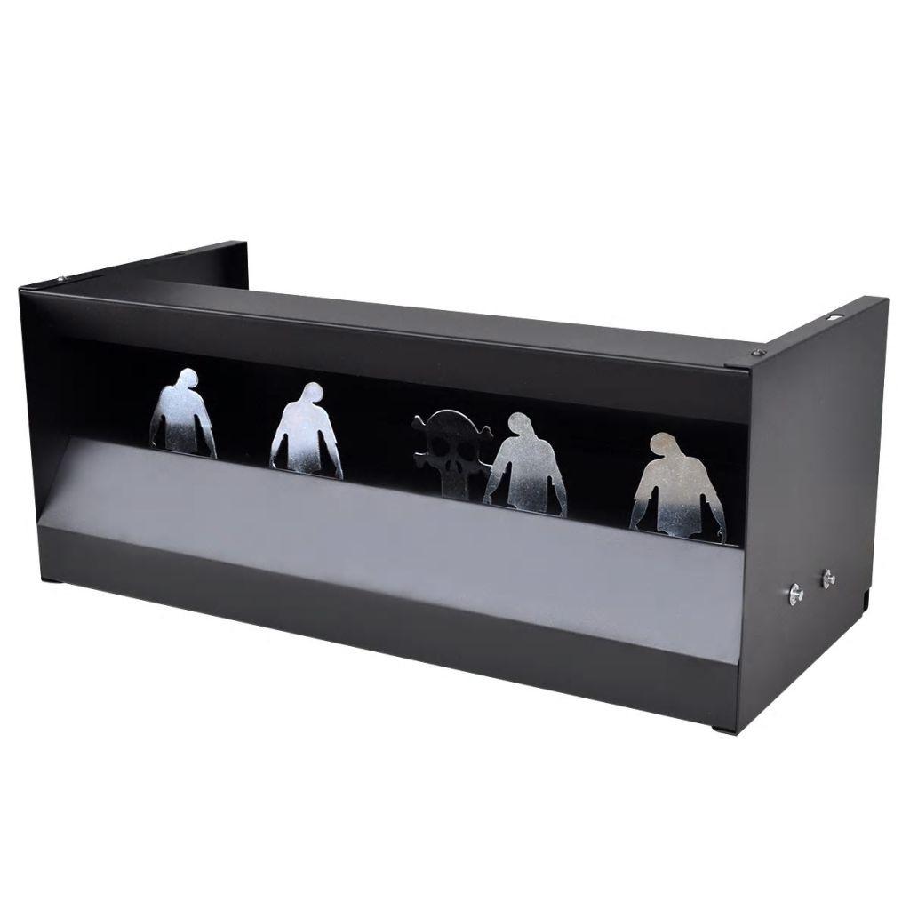 Skydekasse magnetisk 4 + 1 skydeskiver med zombiemotiv