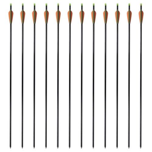 Pile til compoundbue 12 stk. 30" 0,8 cm glasfiber