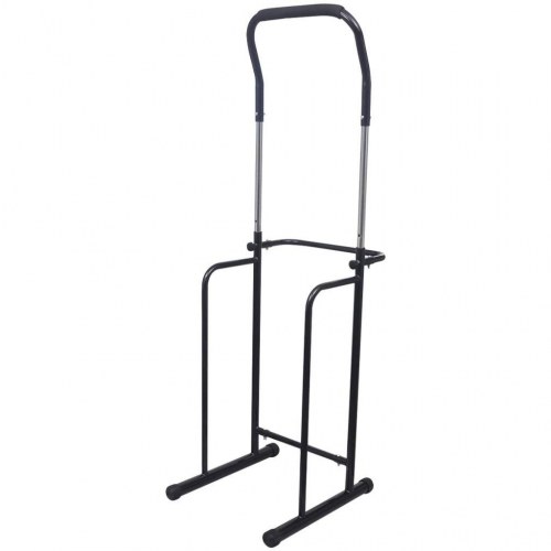 Justerbar Armbøjning / Dips Stativ 175-224 cm Sort
