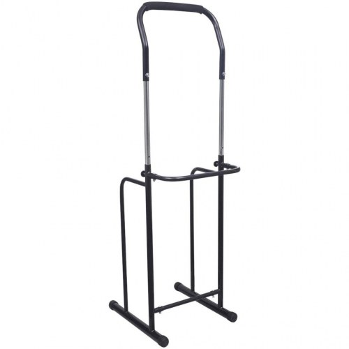Justerbar Armbøjning / Dips Stativ 175-224 cm Sort