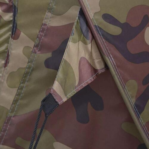 2-personers pop-up telt camouflagefarvet