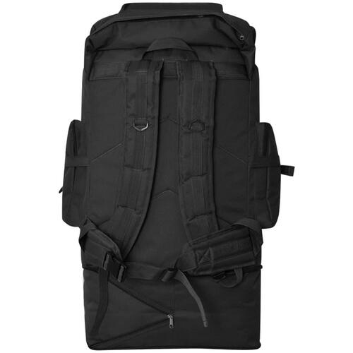 Rygsæk i army-style XXL 100 l sort