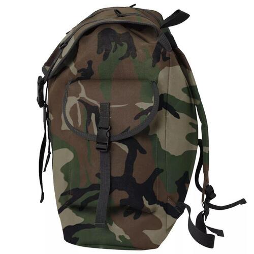 Militærinspireret rygsæk 40 l camouflage
