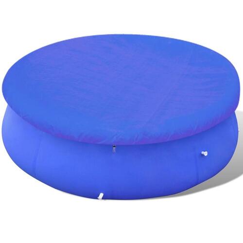 Poolovertræk PE rundt 460 cm 90 g/m²