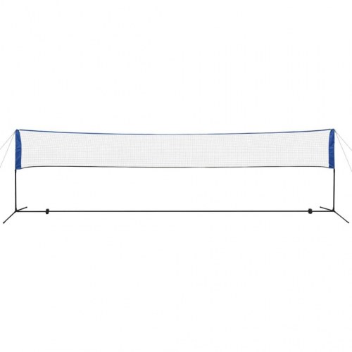Badmintonnet med fjerbolde 600 x 155 cm