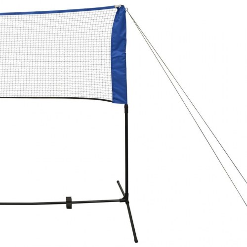 Badmintonnet med fjerbolde 600 x 155 cm