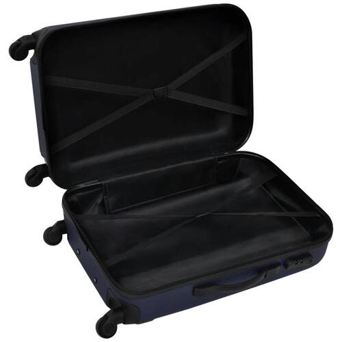 Hardcase trolleysæt 45,5/55/66 cm blå