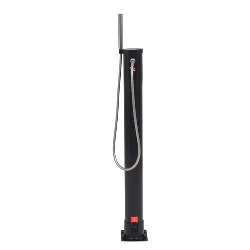 Solopvarmet bruser 8 l PVC stål