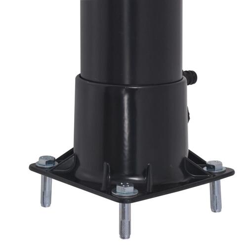 Solopvarmet bruser 8 l PVC stål