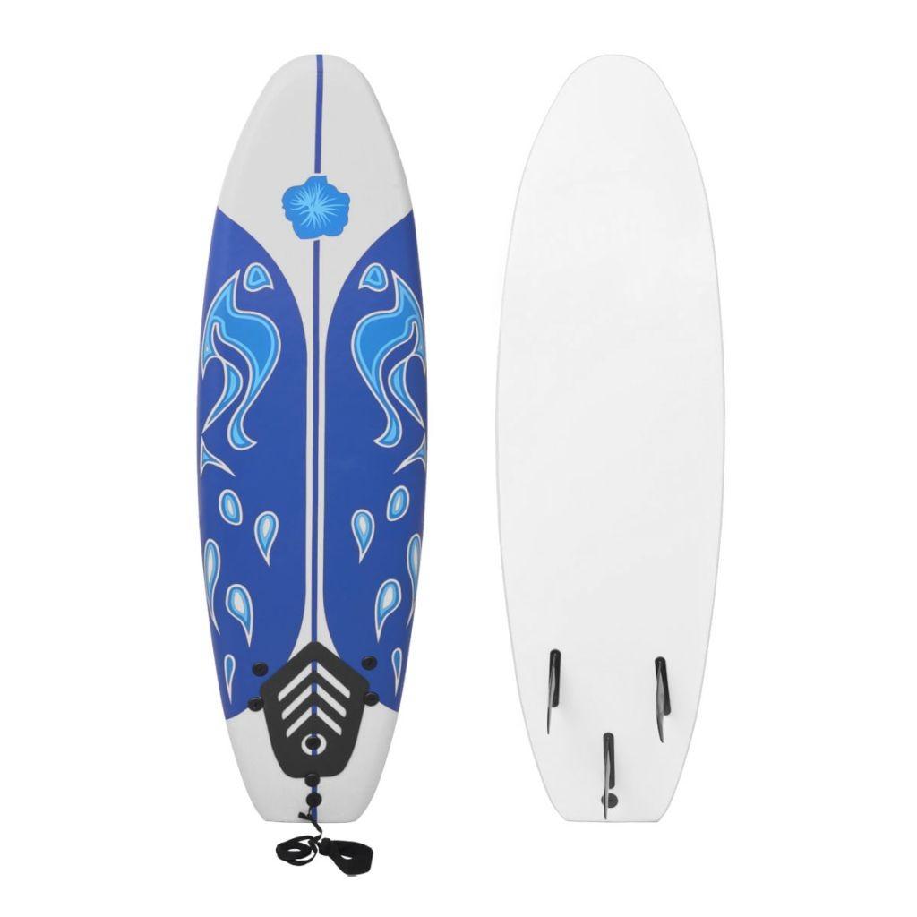 Surfbræt blå 170 cm