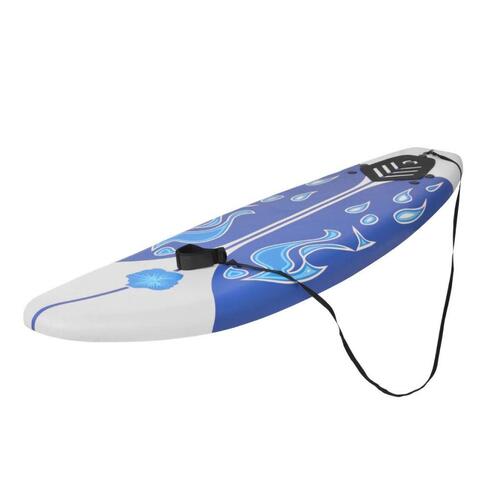 Surfbræt blå 170 cm