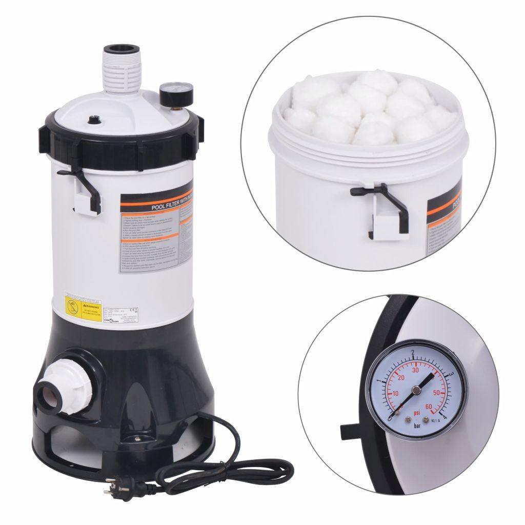 Filterpumpe til pools 185 W 4,4 m³/t