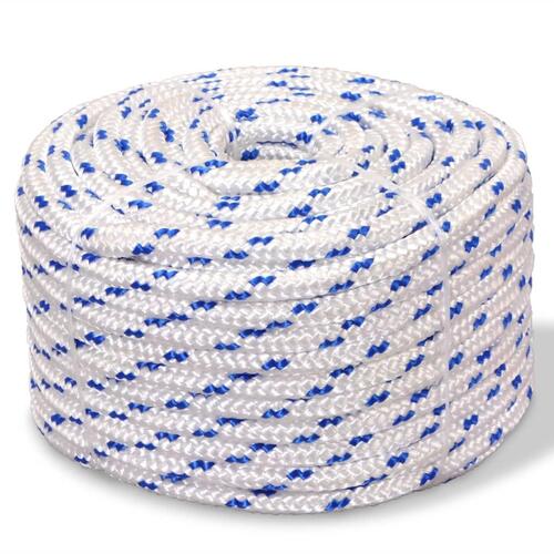 Marinereb polypropylen 6 mm 100 m hvid