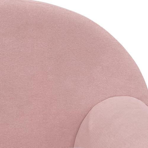 2-personers sofa til børn blødt plys pink