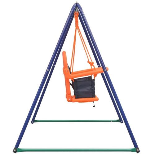 2-i-1 gynge og babygynge orange