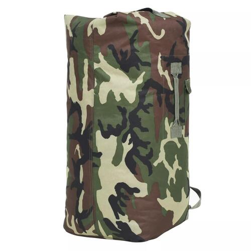 Duffeltaske i militærstil 85 l camouflage