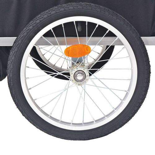 Cykelanhænger 30 kg rød og sort