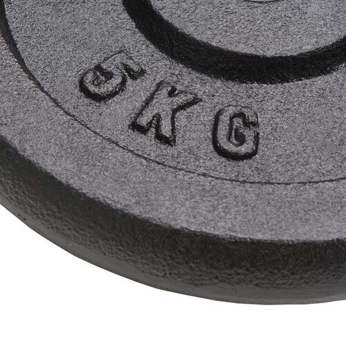 Vægtplader 4 stk. 4x5 kg støbejern