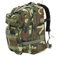 Rygsæk i militærstil 50 l camouflage