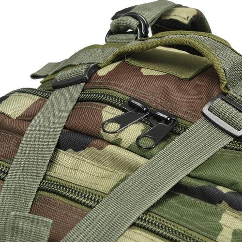 Rygsæk i militærstil 50 l camouflage