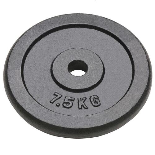 Vægtskiver 4 stk. 4x7,5 kg støbejern