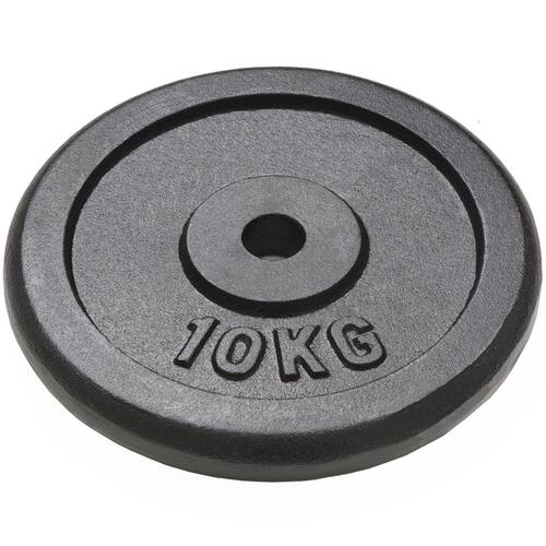 Vægtskiver 4 stk. 2x10 kg+2x5 kg støbejern