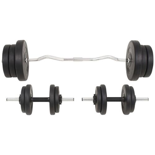 Vægtstangs- og håndvægtssæt 60 kg