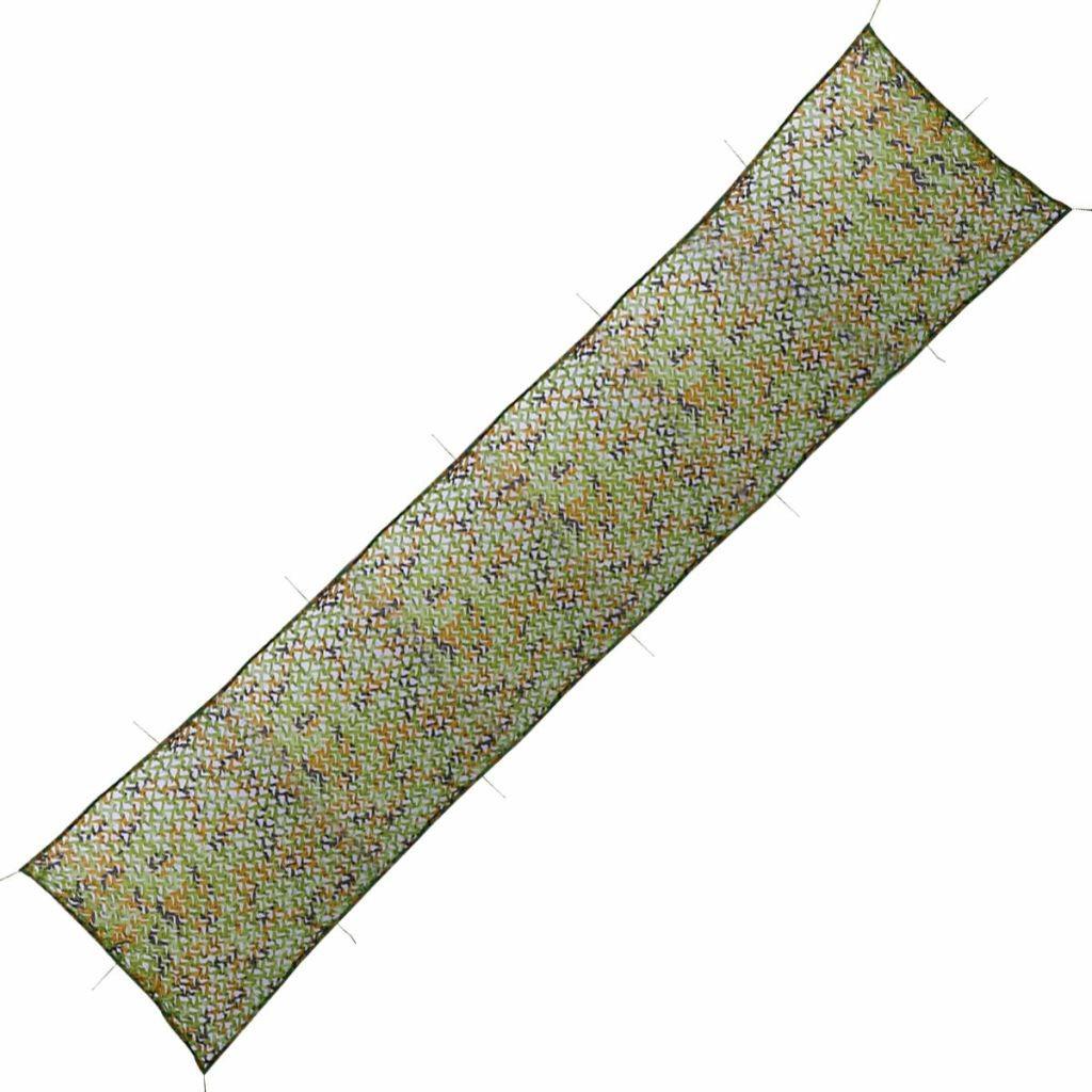 Camouflagenet med opbevaringstaske 1,5 x 10 m